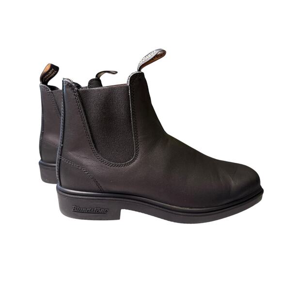 Blundstone Men's Black Leather Plain Toe Chelsea Boots Size 9 - Picture 3 of 7